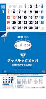 グッドルック3ヶ月（日付マーカー付）-上から順タイプ- / TD-794（2024年）