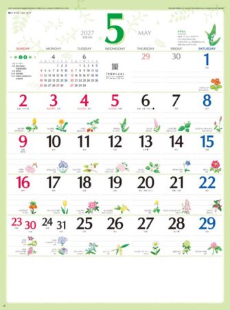花日記(フラワーダイアリー)/5月