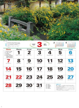 庭の四季/3月