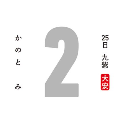 文字月表/拡大