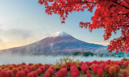 富士-霊峰の四季-（2ヶ月文字）/9月10月