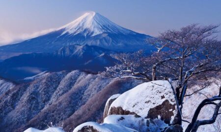 富士-霊峰の四季-（2ヶ月文字）/11月12月