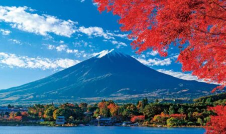 富士-霊峰の四季-(2ヶ月文字)/9月10月
