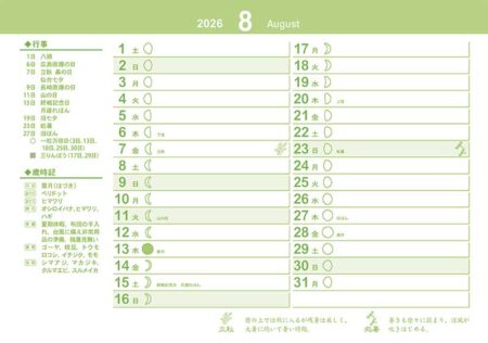 卓上L・くらしのメモ（シール付）-18