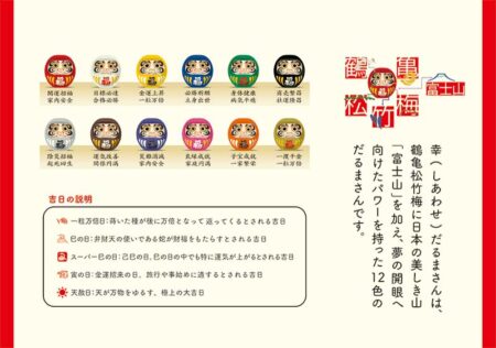卓上L・幸だるまさんカレンダー/説明