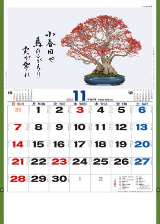 盆栽逸品集/11月
