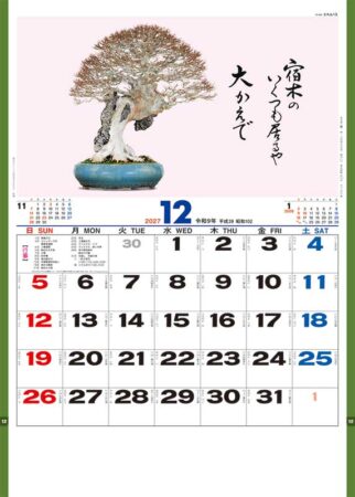 盆栽逸品集/12月