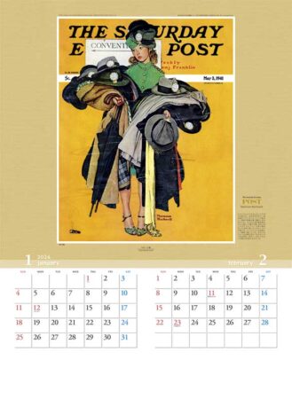 サタデー・イブニング・ポスト(ノーマン・ロックウェル)/1月2月