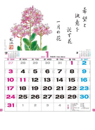 花ごよみ/1月