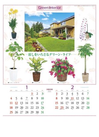 観葉植物と暮し/1月2月