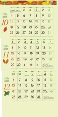 グリーン3ヶ月eco S（日付マーカー付）-上から順タイプ--4